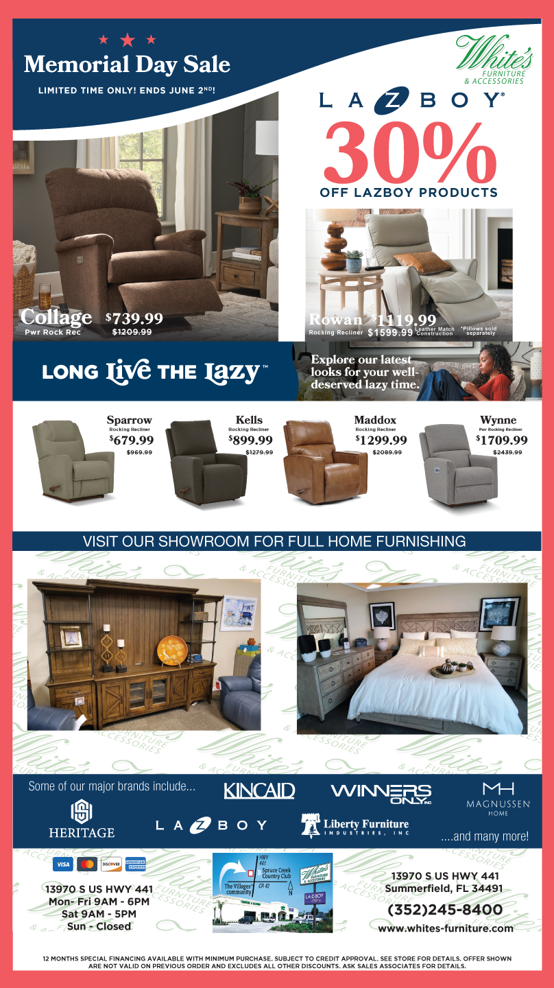 White's Furniture and Accessories - This Week's Special