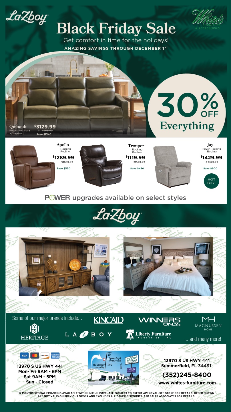White's Furniture and Accessories - This Week's Special