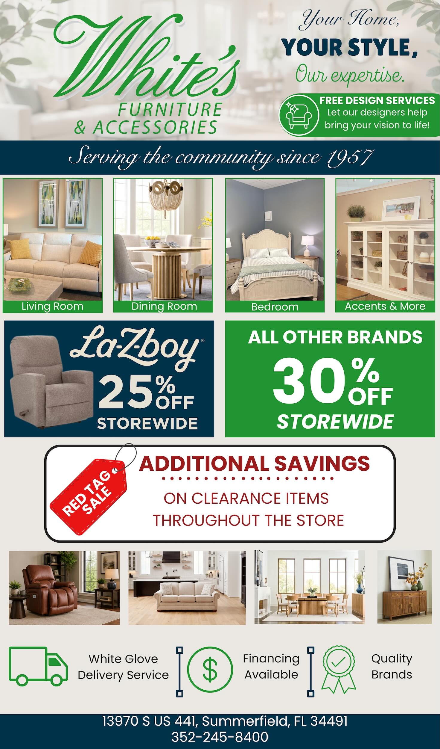 White's Furniture and Accessories - This Week's Special